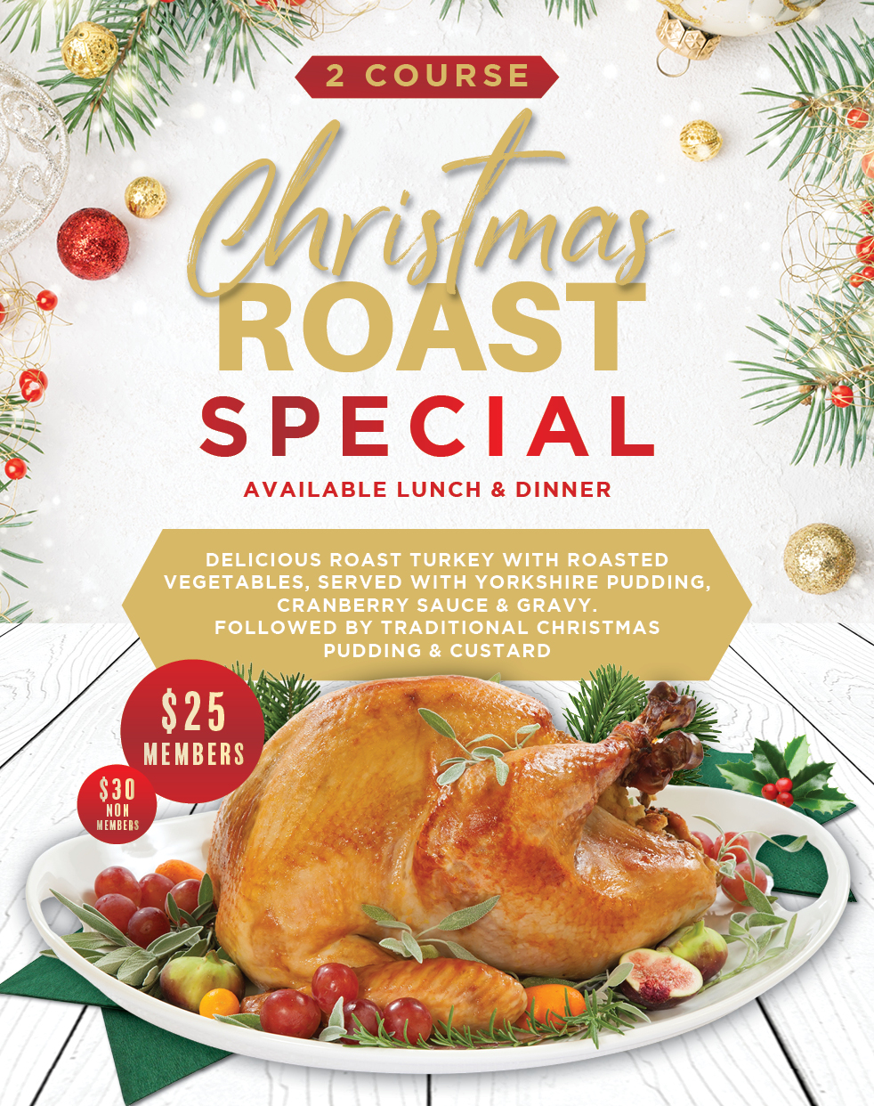 CHRISTMAS ROAST SPECIAL