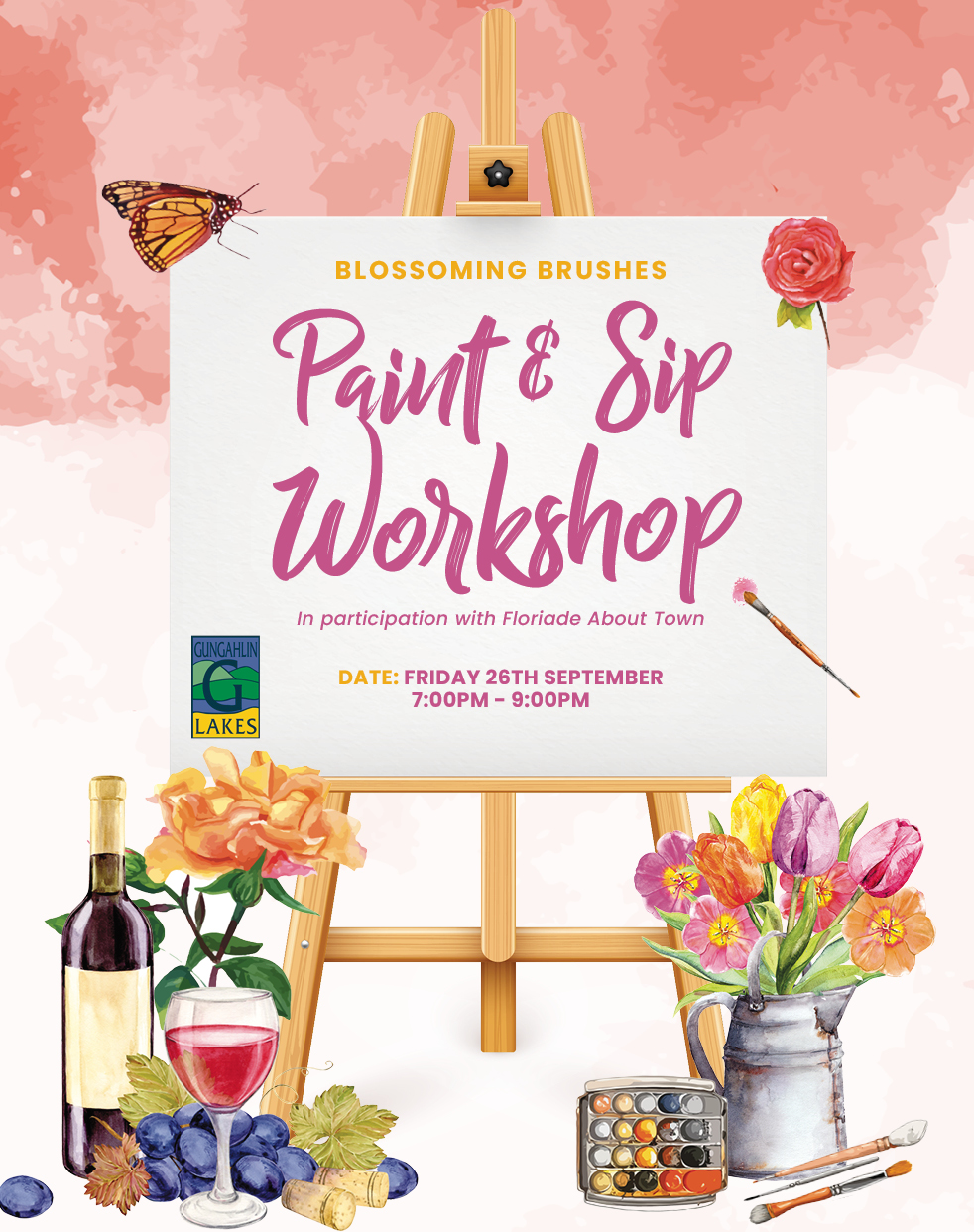 FLORIADE ABOUT TOWN: PAINT & SIP WORKSHOP