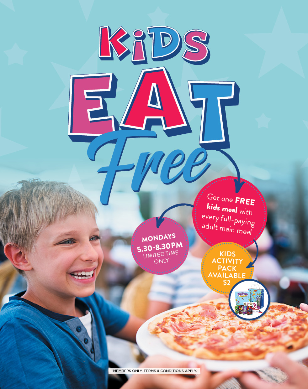 KIDS EAT FREE MONDAY