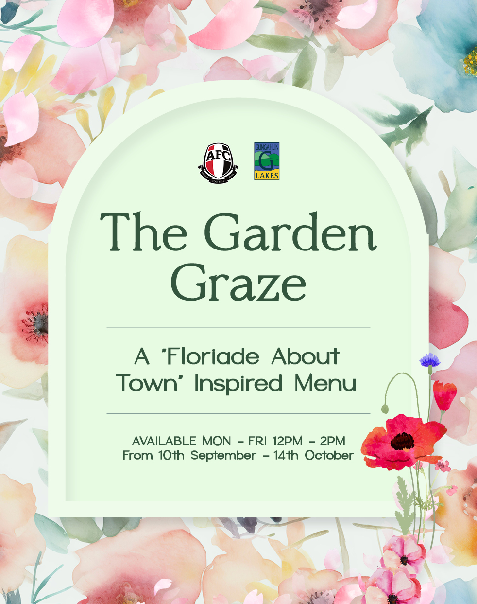 FLORIADE ABOUT TOWN: ‘THE GARDEN GRAZE’ POP-UP MENU
