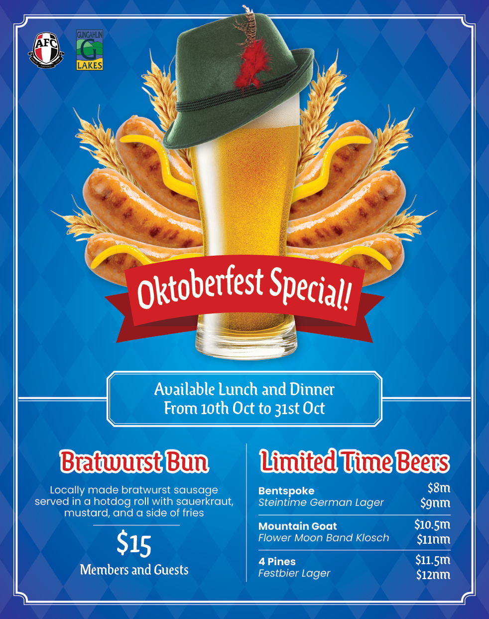 OKTOBERFEST SPECIAL