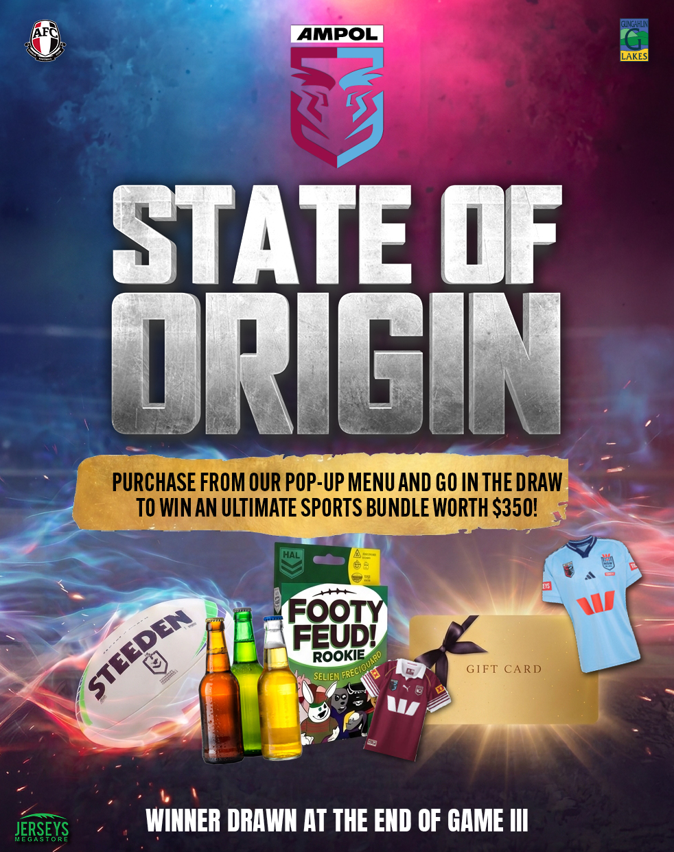 STATE OF ORIGIN GIVEAWAY