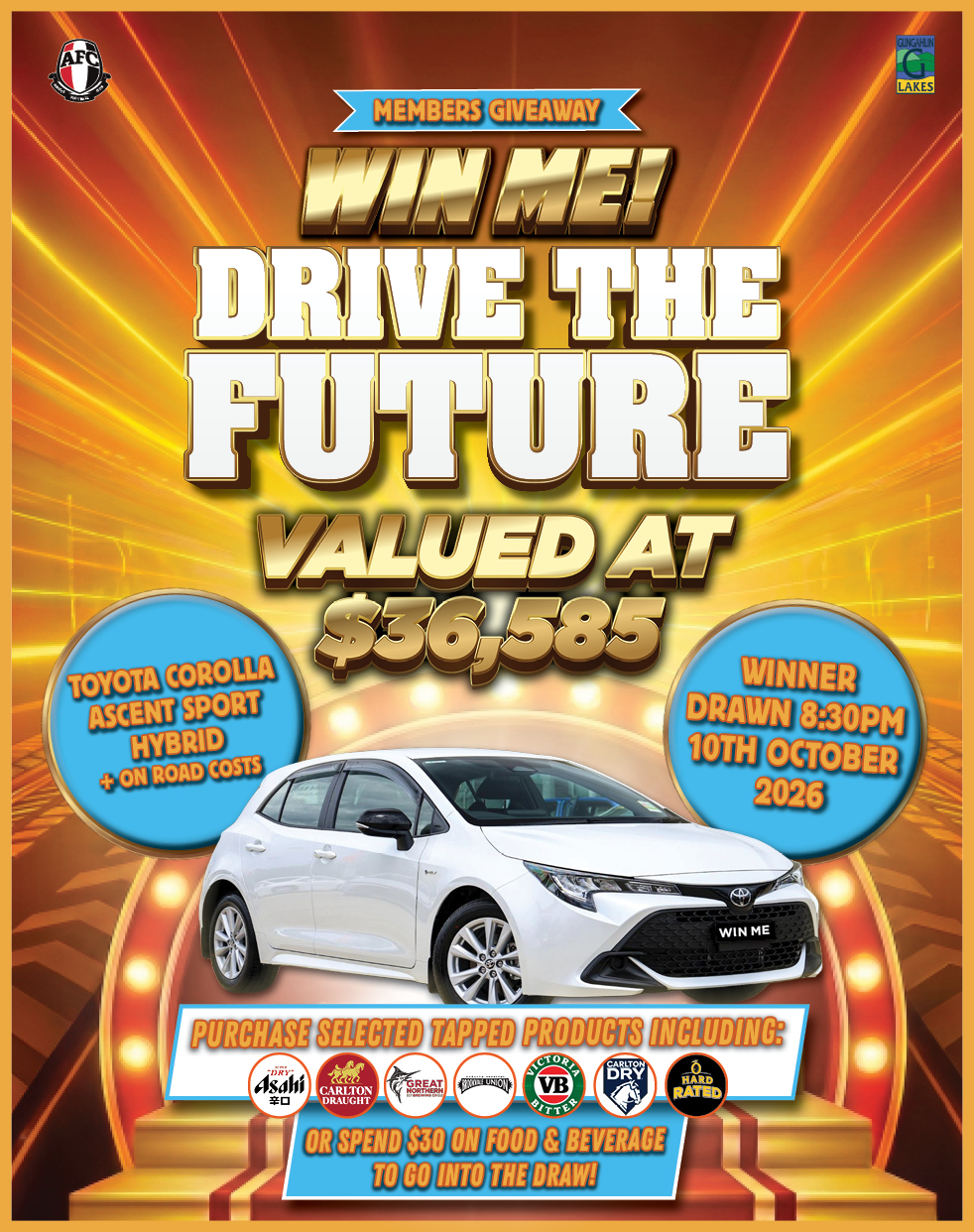 DRIVE THE FUTURE: Members Car Giveaway
